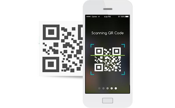 QR-Barcode-Etiketten